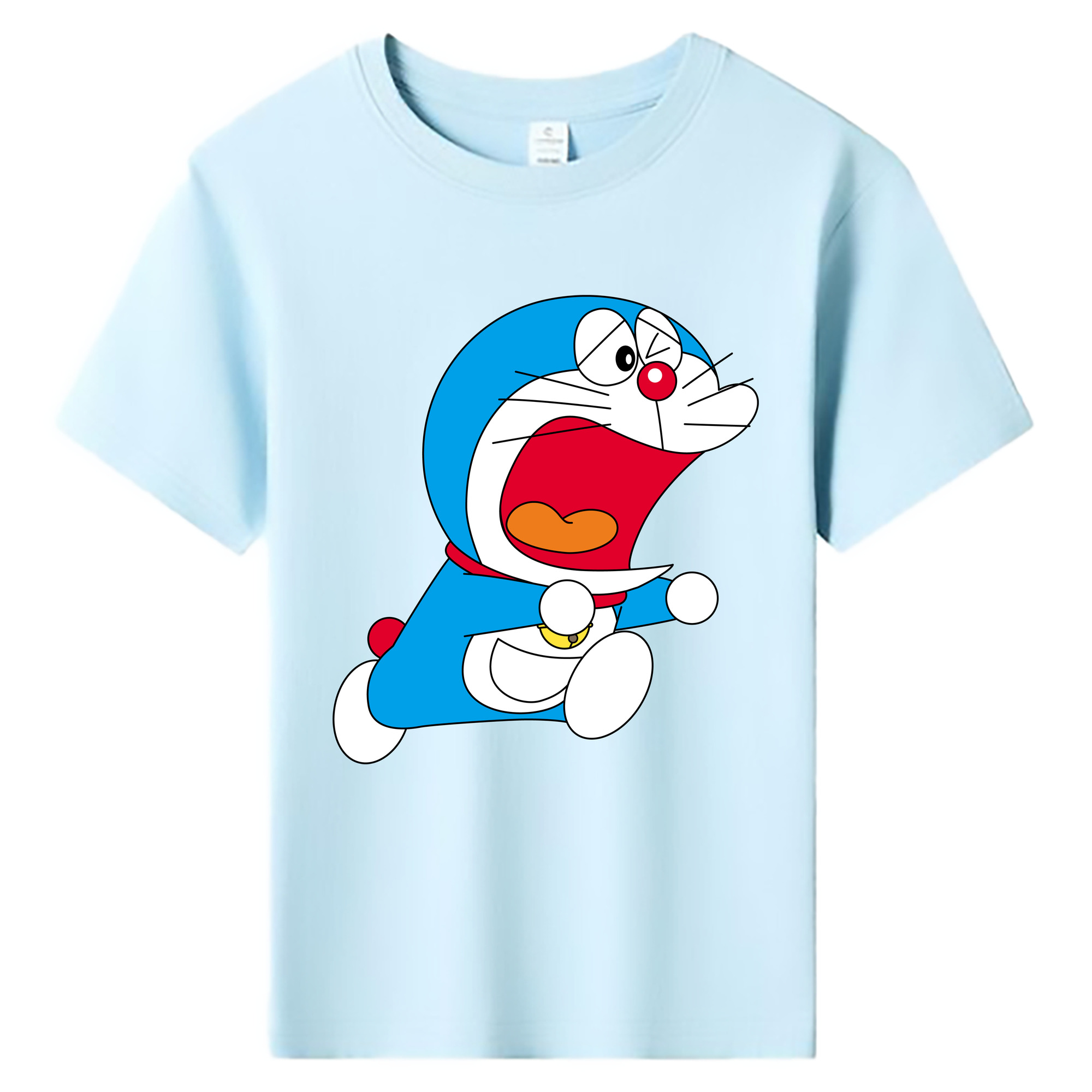 （画像用） ドラえもん Doraemon 綿100％キッズTシャツ（フロントプリント）